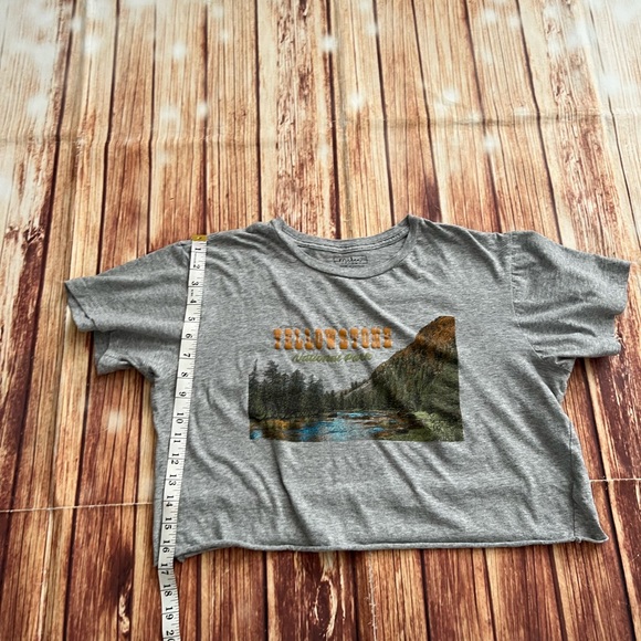 Miken Flow Women’s Short Sleeve Crew Neck Crop Top Gray Size Large - Picture 5 of 8